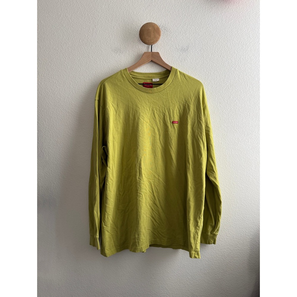 Supreme Small Box Logo Long Sleeve Tee Size XL Made in Portugal